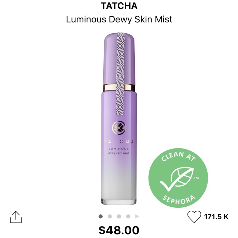 Tatcha luminous dewy skin mist